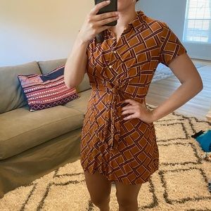 Forever 21 Twist Front Mini Dress